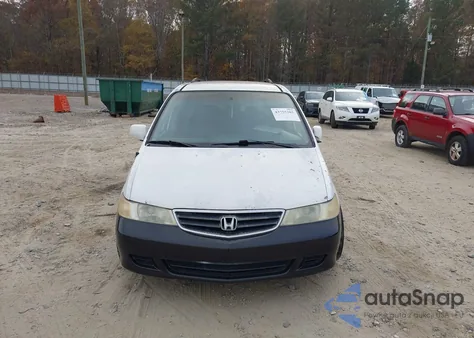 2002 Honda Odyssey Ex-L z USA, uszkodzony, nr VIN 5FNRL18052B046176